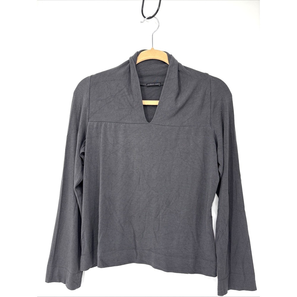 Drozdzik Klassik Cashmere Silk Top Dark Gray Vintage Size XL